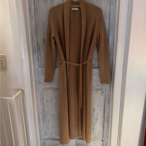 Aritzia Babaton Long Belted Cardigan